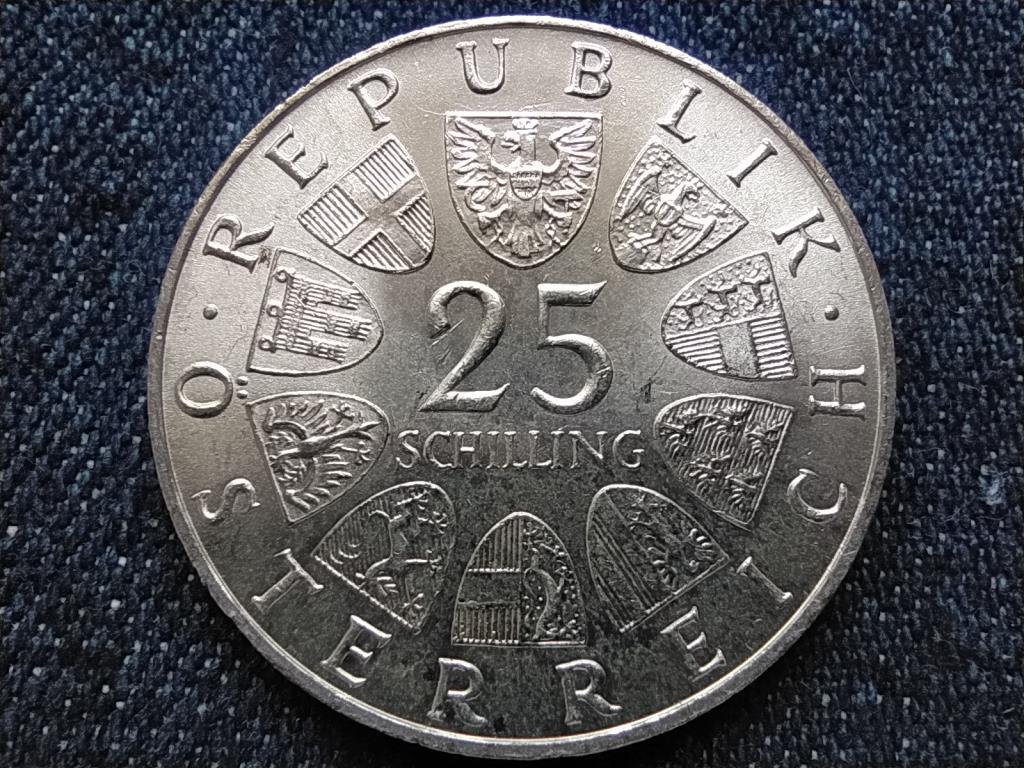Ausztria Franz Grillparzer .800 ez&uuml;st 25 Schilling