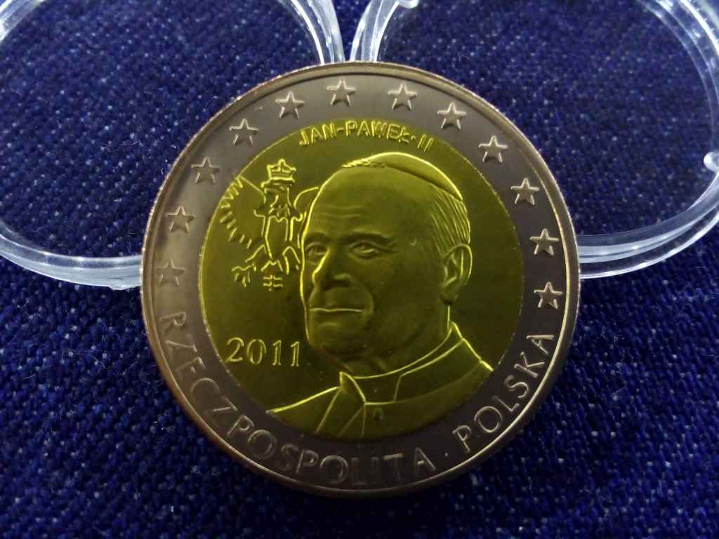 Lengyelorsz&aacute;g II. J&aacute;nos P&aacute;l P&aacute;pa 2 Euro pr&oacute;baveret