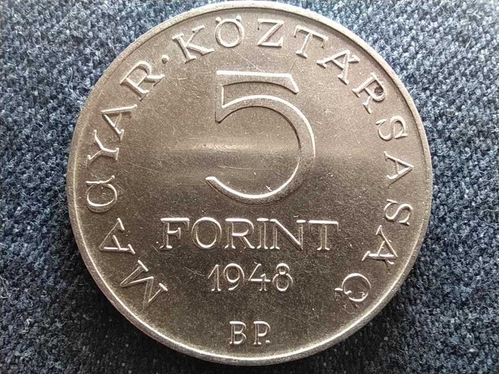 Petőfi S&aacute;ndor .500 ez&uuml;st 5 Forint