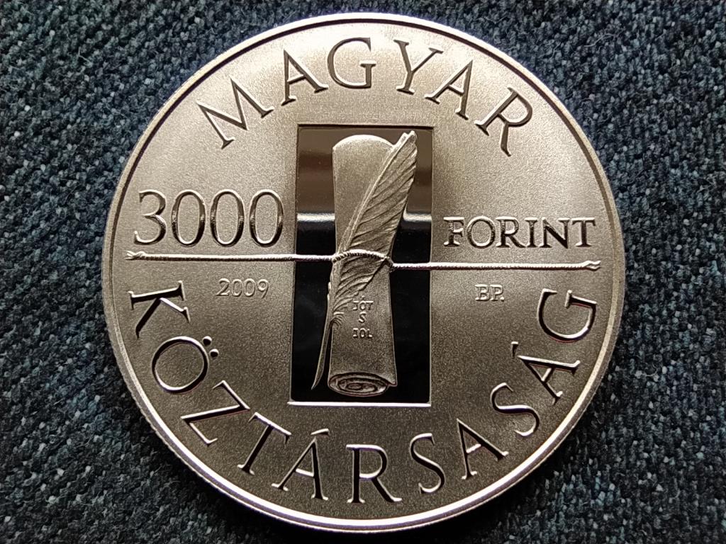 Kazinczy Ferenc .925 ez&uuml;st 3000 Forint