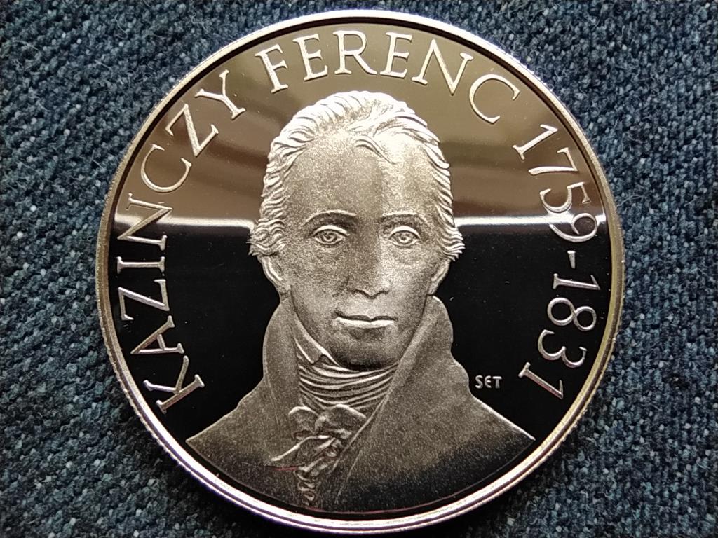 Kazinczy Ferenc .925 ez&uuml;st 3000 Forint