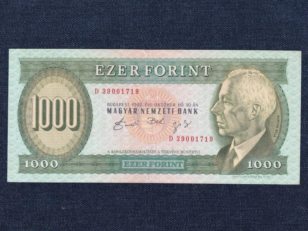 Harmadik Magyar K&ouml;zt&aacute;rsas&aacute;g (1989-napjainkig) 1000 Forint bankjegy