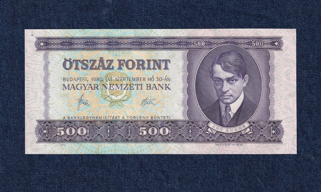 N&eacute;pk&ouml;zt&aacute;rsas&aacute;g (1949-1989) 500 Forint bankjegy