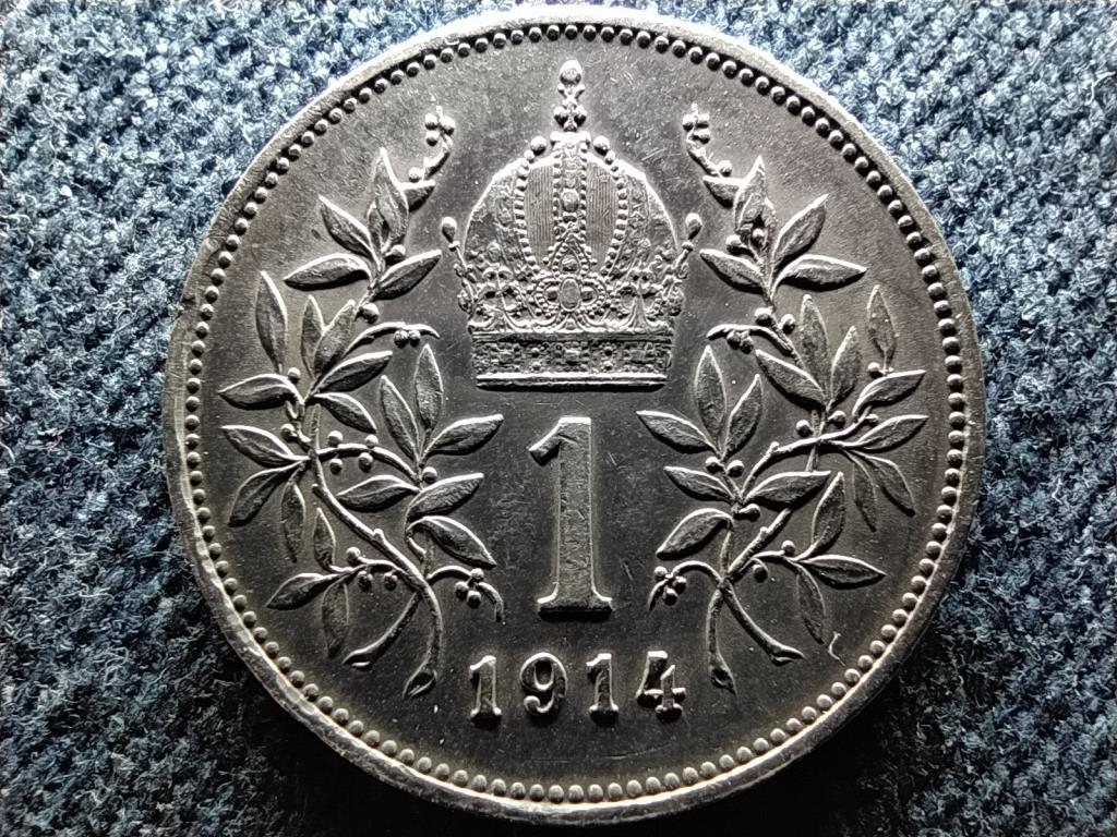 Ausztria Ferenc J&oacute;zsef  Osztr&aacute;k-Magyar .835 ez&uuml;st 1 Korona
