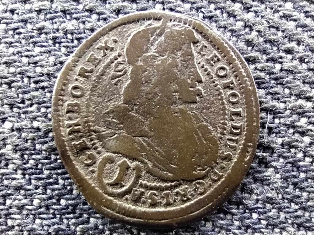 N&eacute;met-R&oacute;mai Birodalom Leopold I. cs&aacute;sz&aacute;r (1658-1705) ez&uuml;st 1 krajc&aacute;r