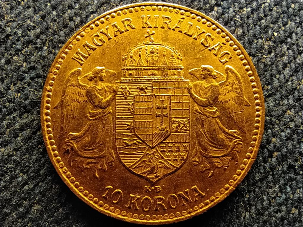 Magyarorsz&aacute;g I. Ferenc J&oacute;zsef (1848-1916) .900 Arany 10 Korona 3,3875g