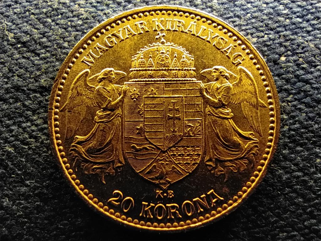 Magyarorsz&aacute;g I. Ferenc J&oacute;zsef (1848-1916) 20 Korona .900 Arany 6,775g