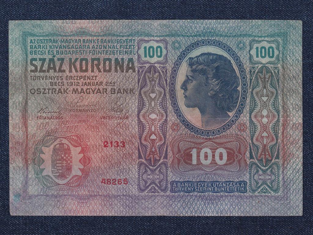 Osztr&aacute;k-Magyar (1912-1915) 100 Korona bankjegy