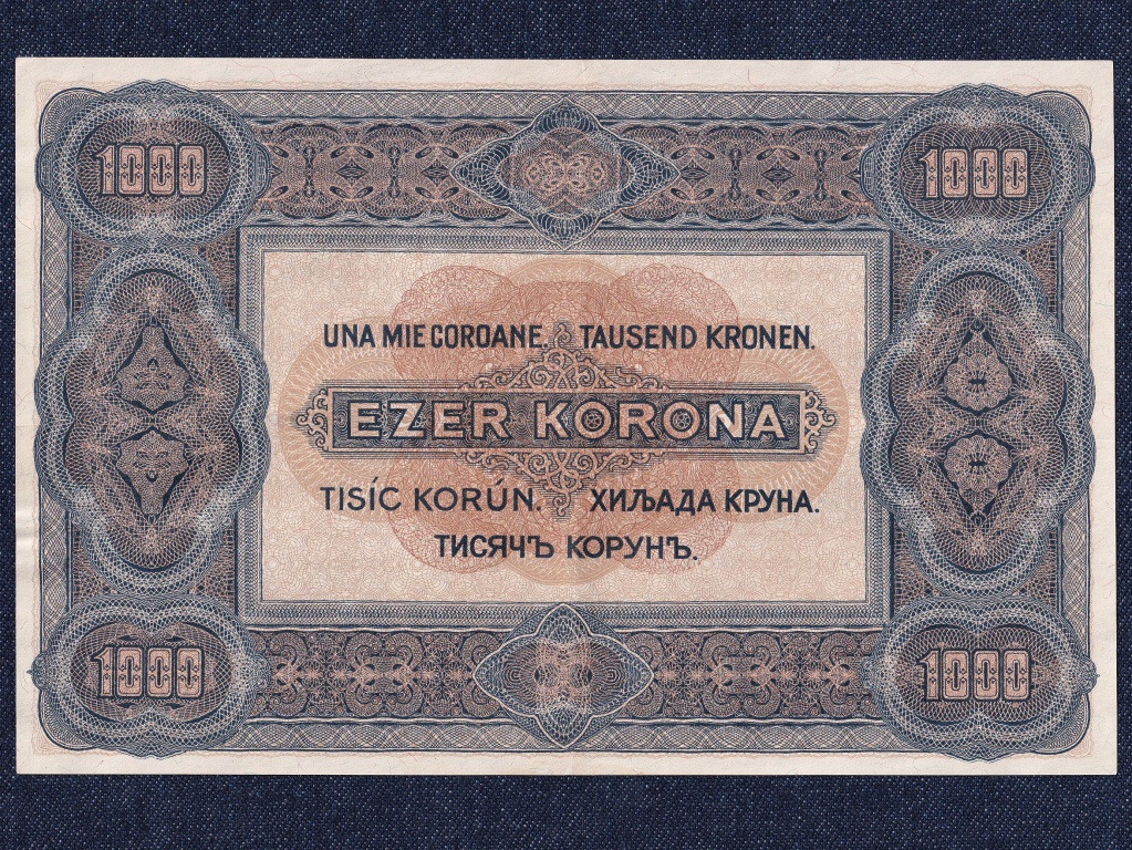 Nagym&eacute;retű Korona &Aacute;llamjegyek 1000 Korona bankjegy