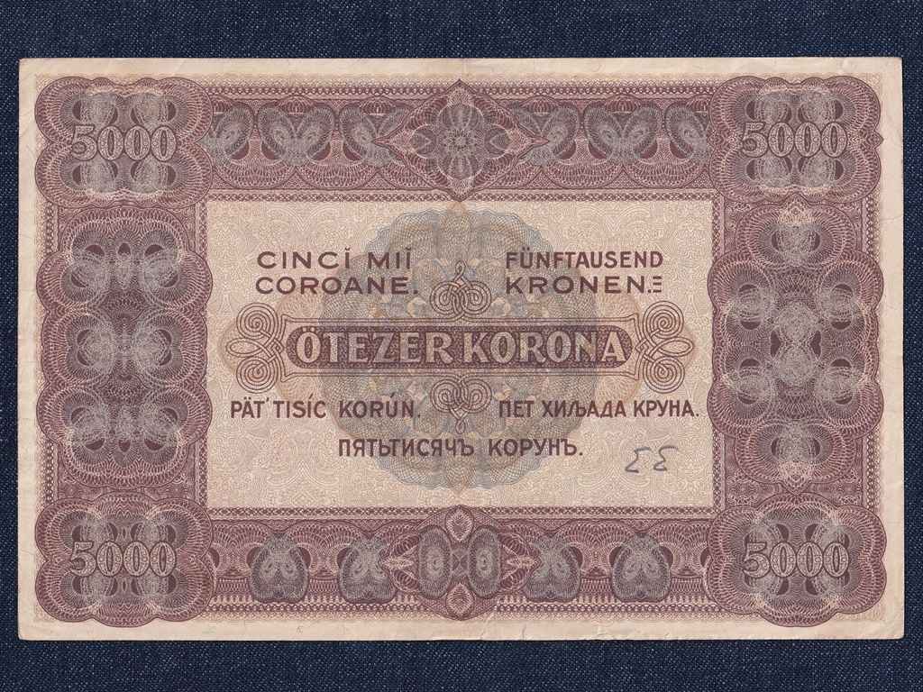 Nagym&eacute;retű Korona &Aacute;llamjegyek 5000 Korona bankjegy