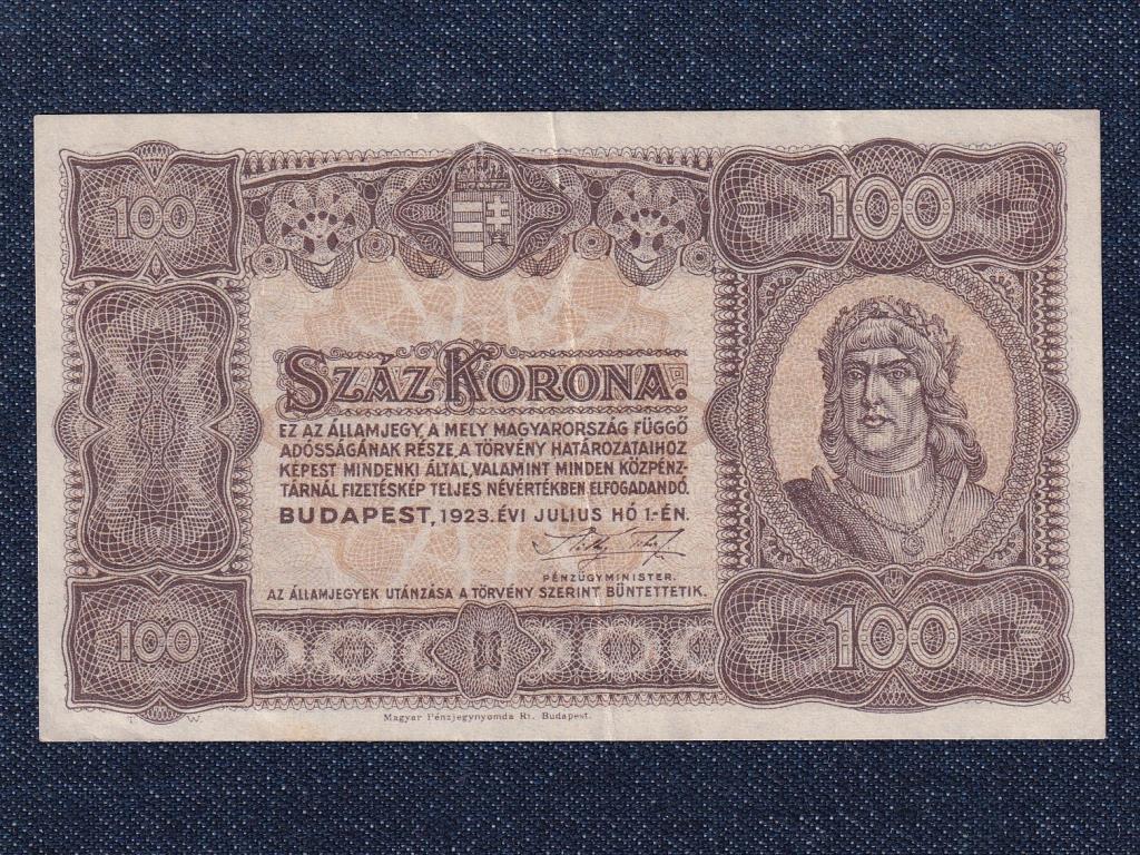 Kism&eacute;retű Korona &aacute;llamjegyek 100 Korona bankjegy