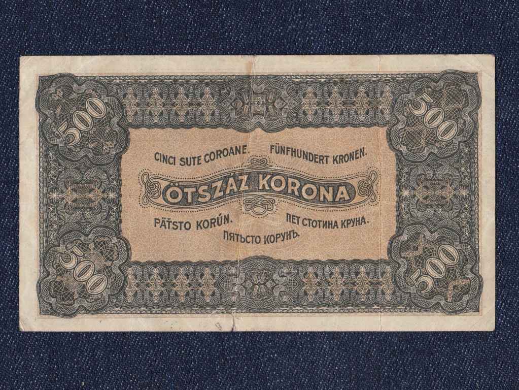 Kism&eacute;retű Korona &aacute;llamjegyek 500 Korona bankjegy
