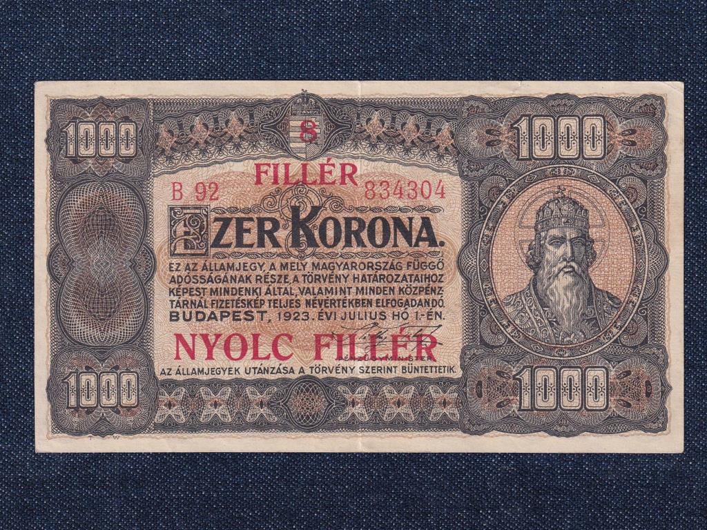 Kism&eacute;retű Korona &aacute;llamjegyek 1000 Korona bankjegy