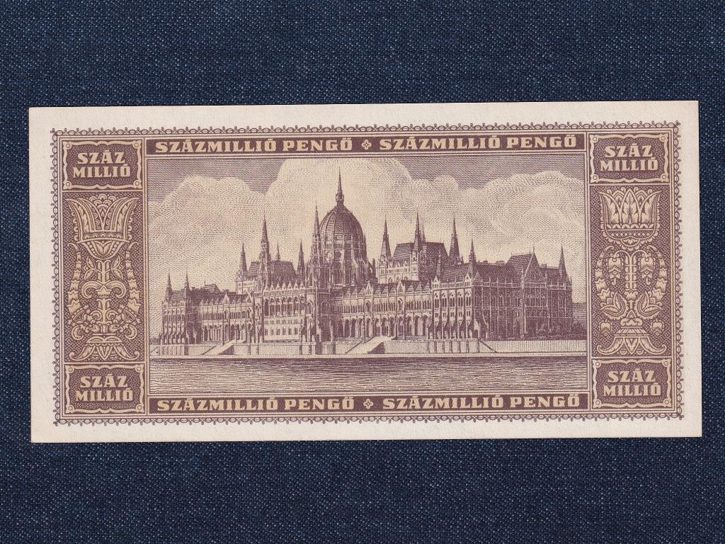 H&aacute;bor&uacute; ut&aacute;ni infl&aacute;ci&oacute;s sorozat (1945-1946) 100 milli&oacute; Pengő bankjegy