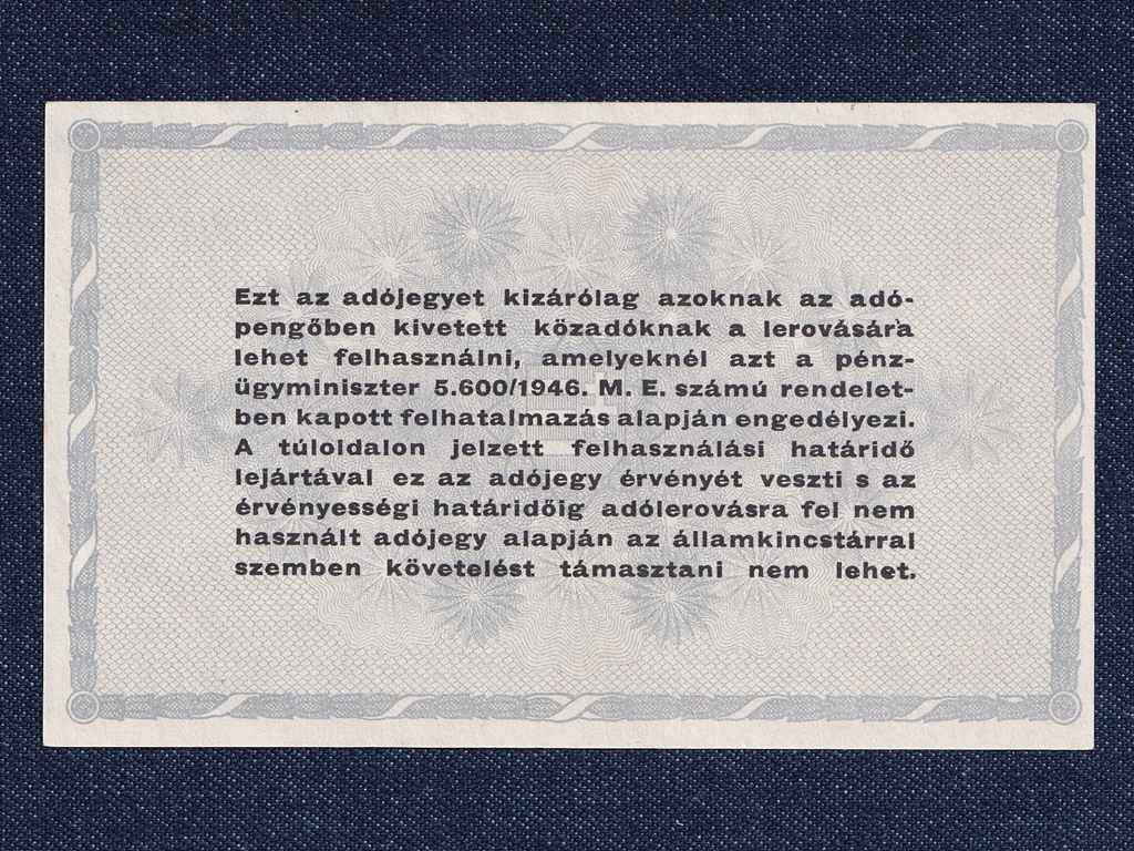 Ad&oacute;jegyek 500000 Ad&oacute;pengő bankjegy