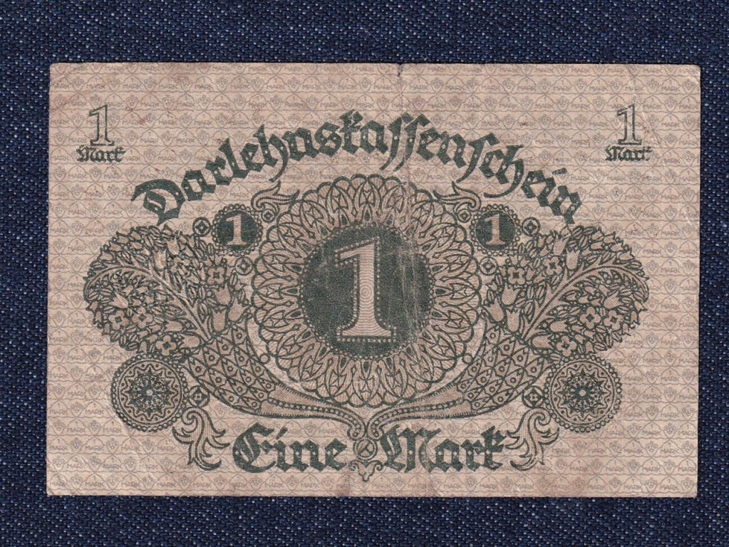 N&eacute;metorsz&aacute;g Weimari K&ouml;zt&aacute;rsas&aacute;g (1919-1933) 1 M&aacute;rka bankjegy