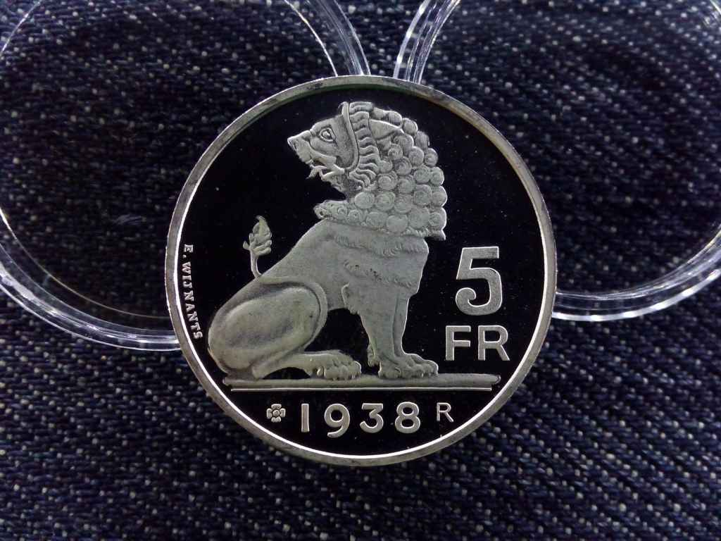 Belgium ez&uuml;st (.925) 5 Frank