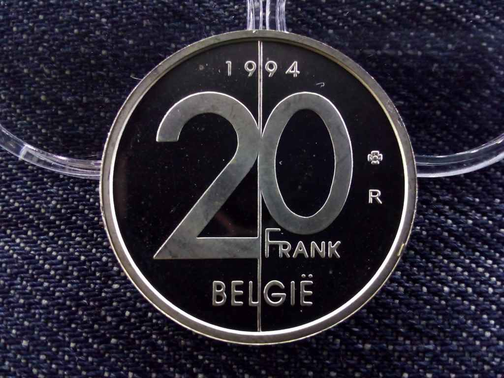 Belgium .925 ez&uuml;st 20 Frank ut&aacute;nveret
