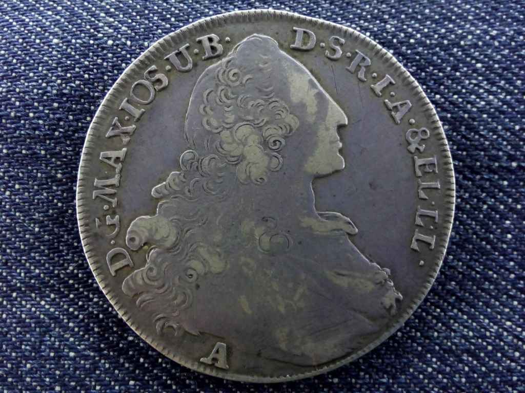 N&eacute;met &Aacute;llamok Bajororsz&aacute;g III. Miksa (1745-1777) .833 ez&uuml;st 1 tall&eacute;r