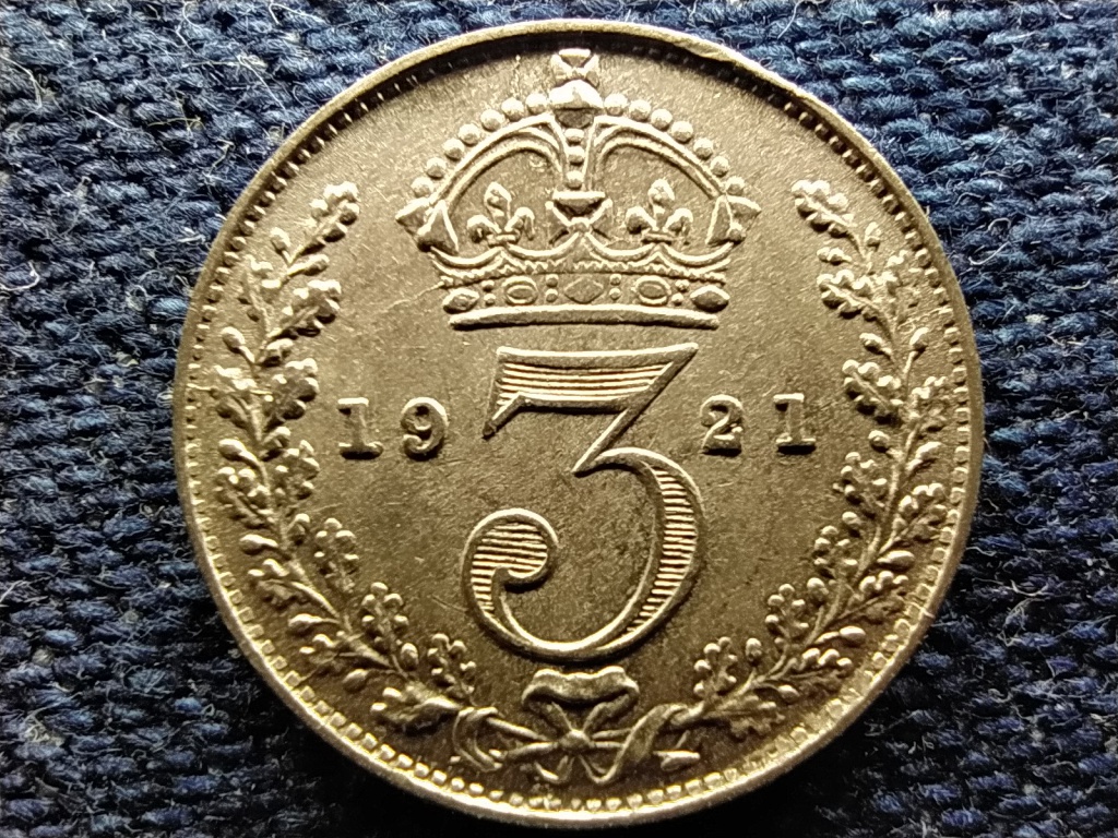Anglia V. Gy&ouml;rgy (1910-1936) .500 ez&uuml;st 3 Pence