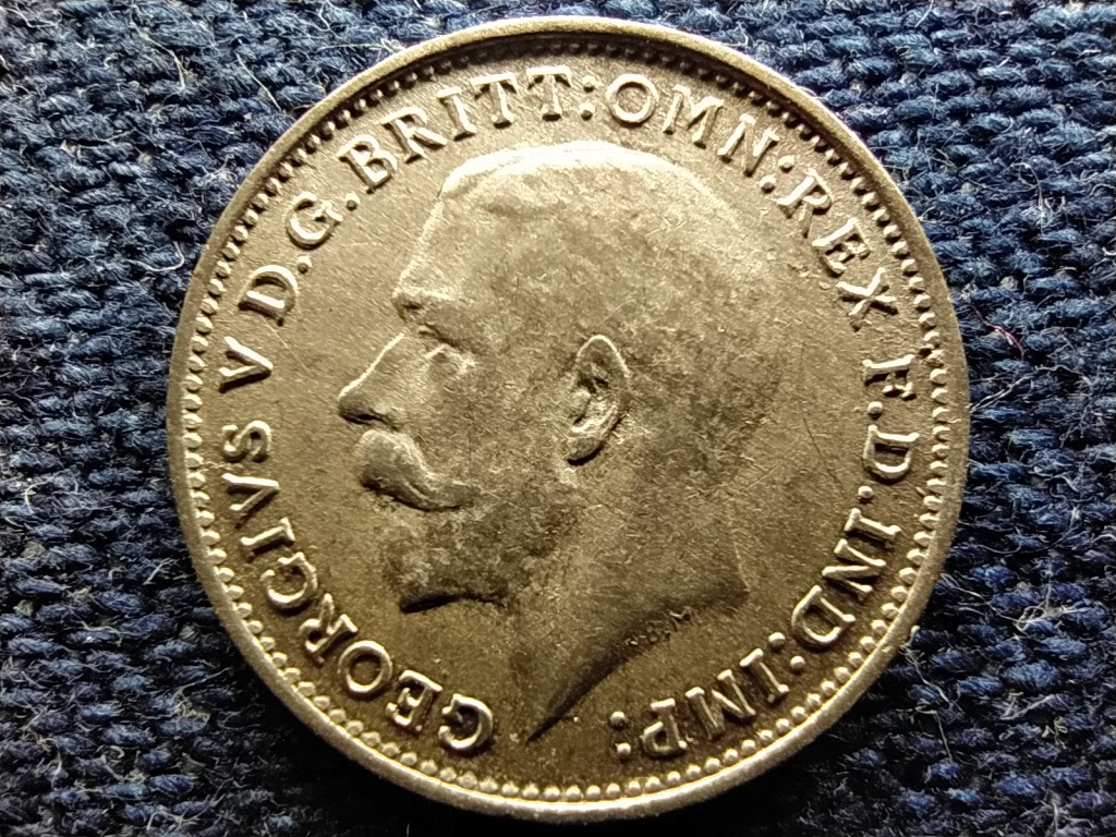 Anglia V. Gy&ouml;rgy (1910-1936) .500 ez&uuml;st 3 Pence