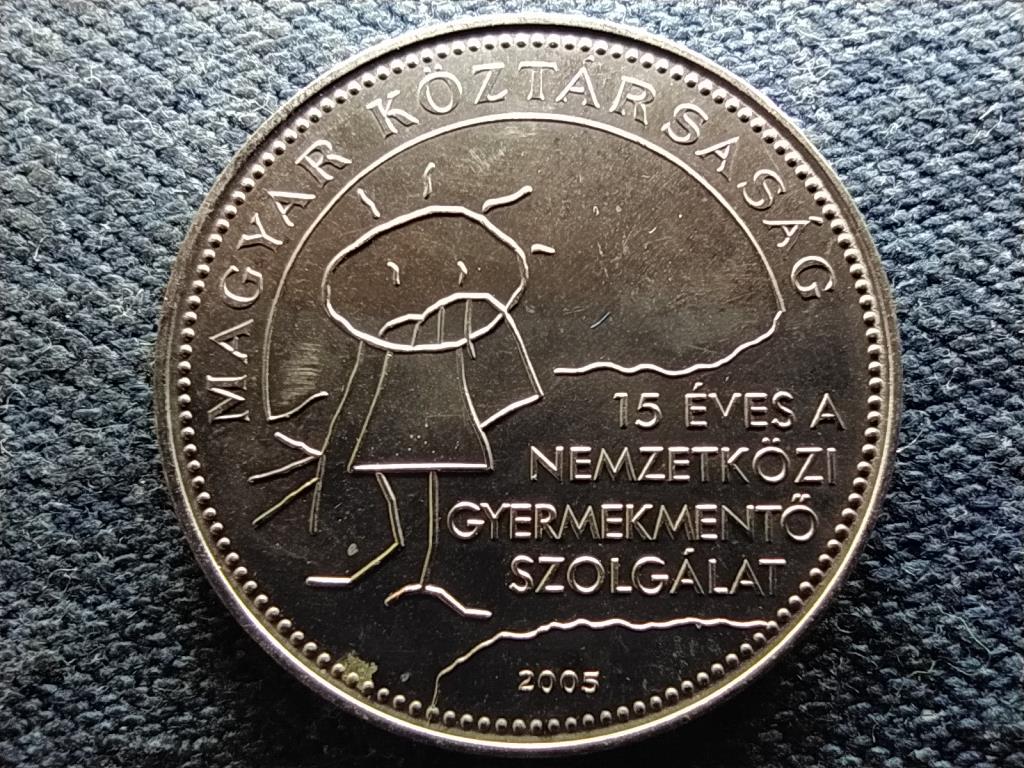 Magyarorsz&aacute;g 15 &eacute;ves a Nemzetk&ouml;zi Gyermekmentő Szolg&aacute;lat 50 Forint 