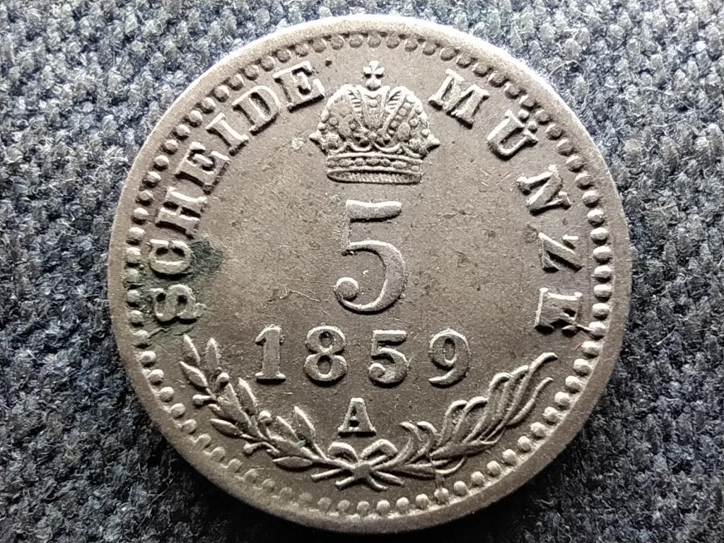 Ausztria Ferenc J&oacute;zsef .375 ez&uuml;st 5 Krajc&aacute;r