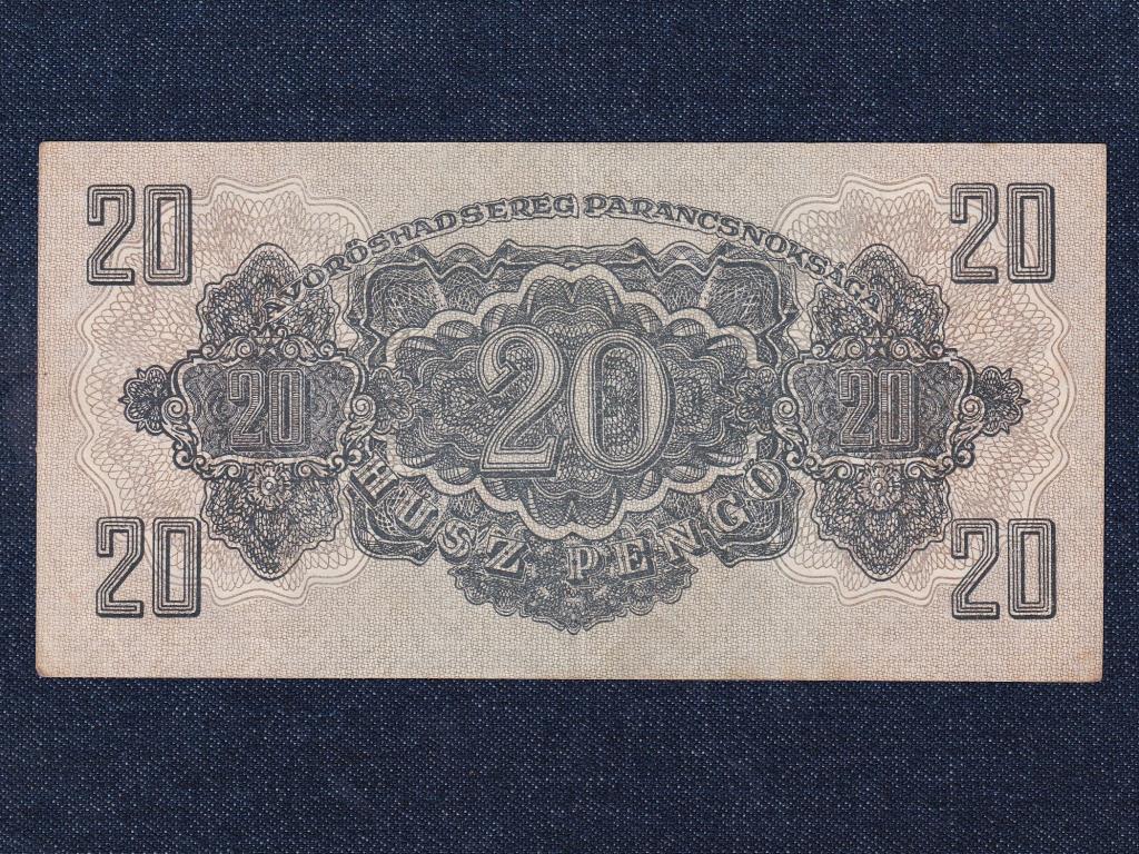 A V&ouml;r&ouml;shadsereg Parancsnoks&aacute;ga (1944) 20 Pengő bankjegy