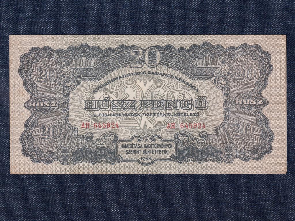 A V&ouml;r&ouml;shadsereg Parancsnoks&aacute;ga (1944) 20 Pengő bankjegy