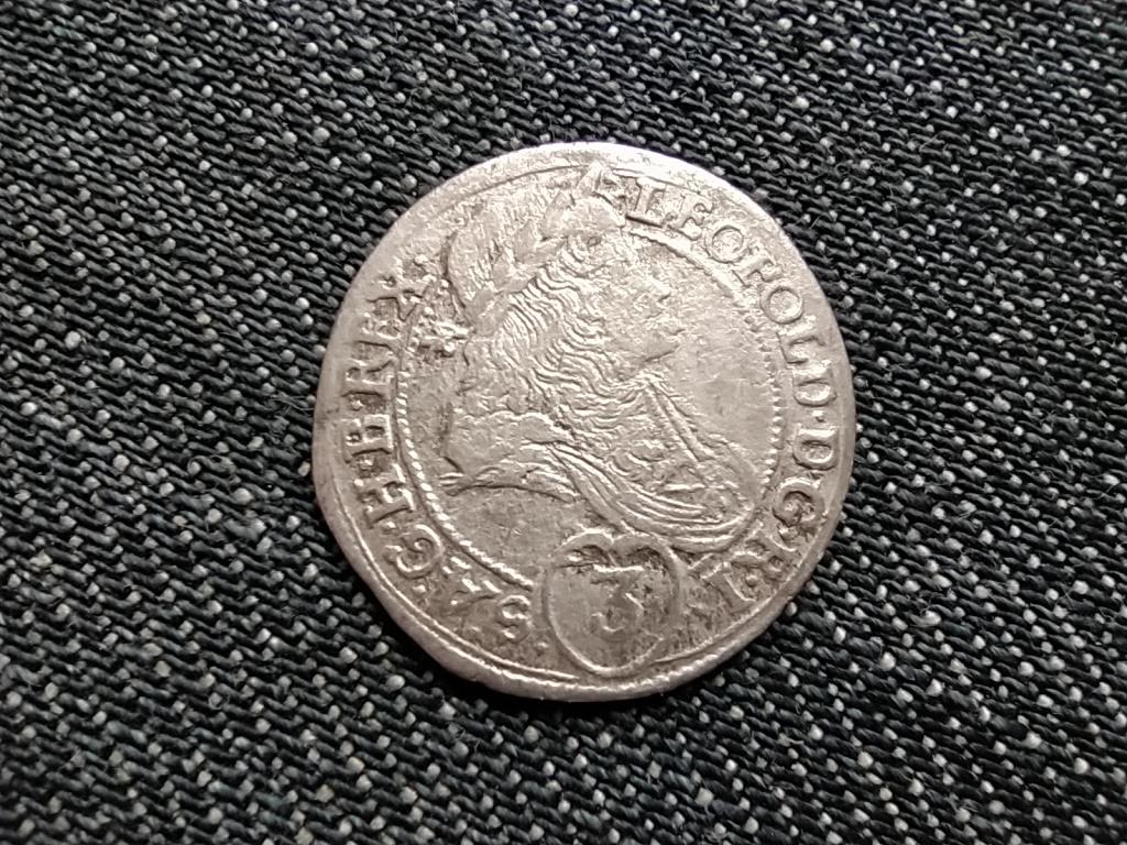 I. Lip&oacute;t (1657-1705) ez&uuml;st 3 Krajc&aacute;r