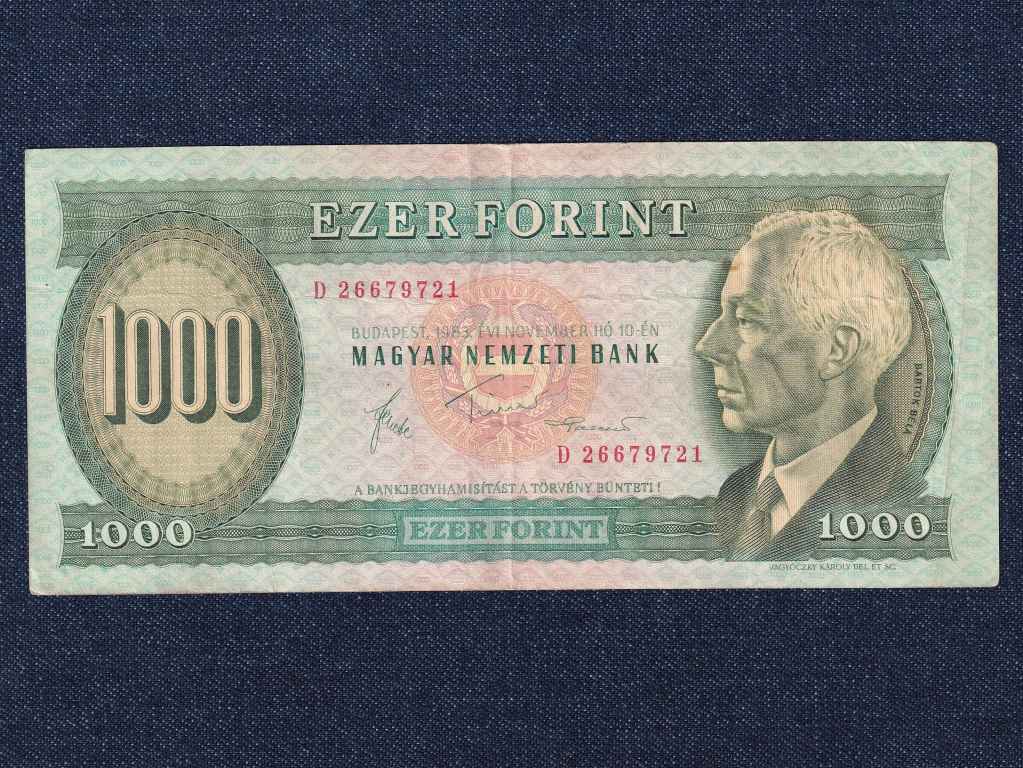 N&eacute;pk&ouml;zt&aacute;rsas&aacute;g (1949-1989) 1000 Forint bankjegy