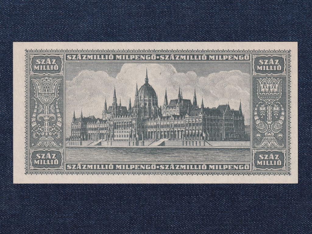 H&aacute;bor&uacute; ut&aacute;ni infl&aacute;ci&oacute;s sorozat (1945-1946) 100 milli&oacute; Milpengő bankjegy
