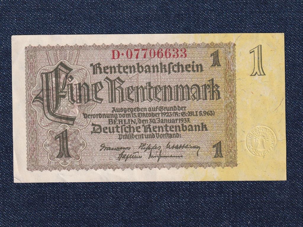 N&eacute;metorsz&aacute;g Harmadik Birodalom (1933-1945) 1 j&aacute;rad&eacute;k m&aacute;rka bankjegy
