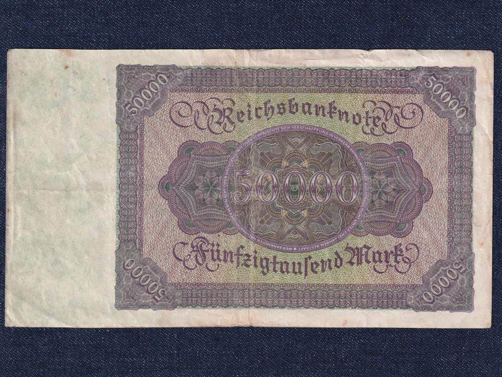 N&eacute;metorsz&aacute;g Weimari K&ouml;zt&aacute;rsas&aacute;g (1919-1933) 50000 M&aacute;rka bankjegy