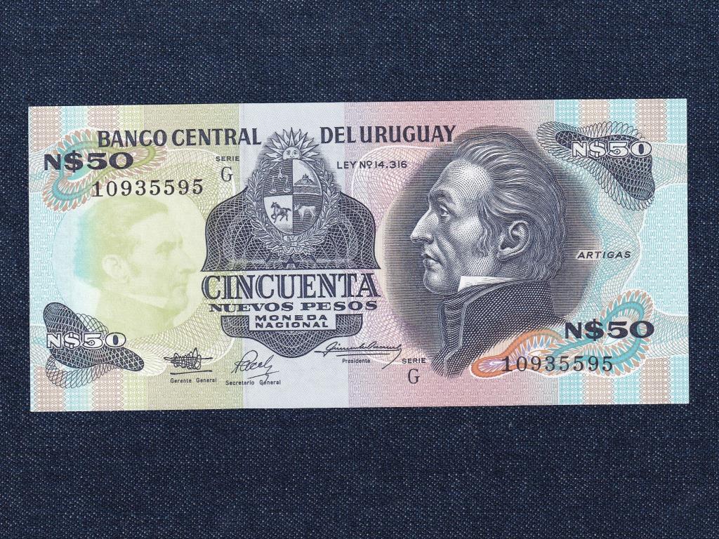 Uruguay 50 &Uacute;j pez&oacute; bankjegy