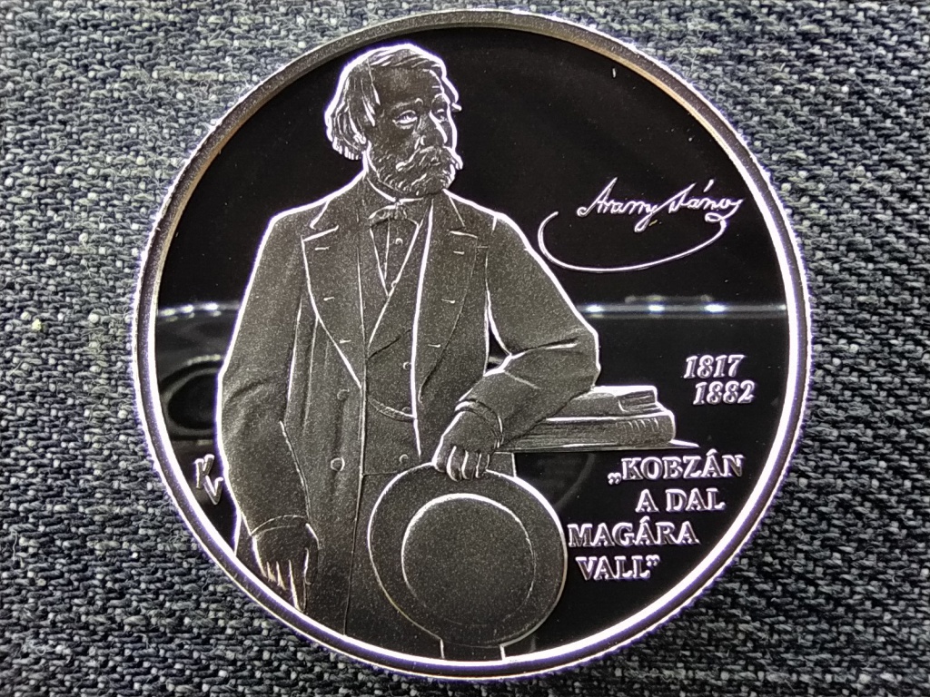 Arany J&aacute;nos .925 ez&uuml;st 10000 Forint