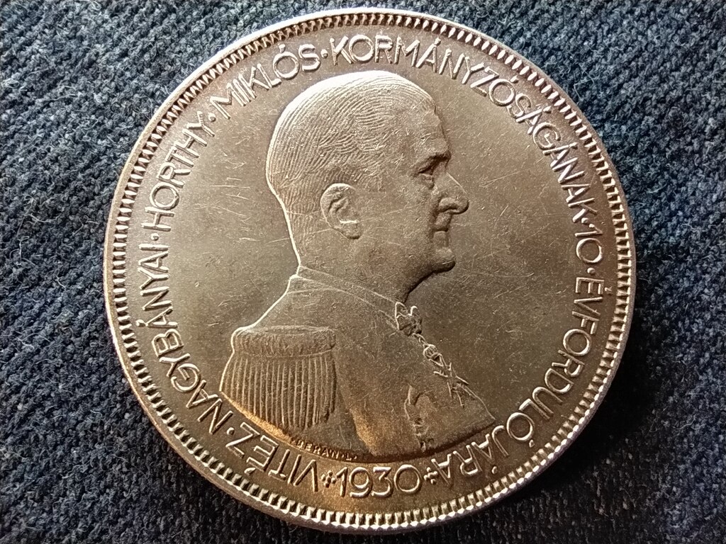 Horthy Mikl&oacute;s .640 ez&uuml;st 5 Pengő