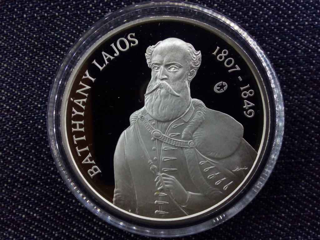 Batthy&aacute;ny Lajos sz&uuml;let&eacute;s&eacute;nek 200. &eacute;vfordul&oacute;j&aacute;ra .925 ez&uuml;st 5000 Forint