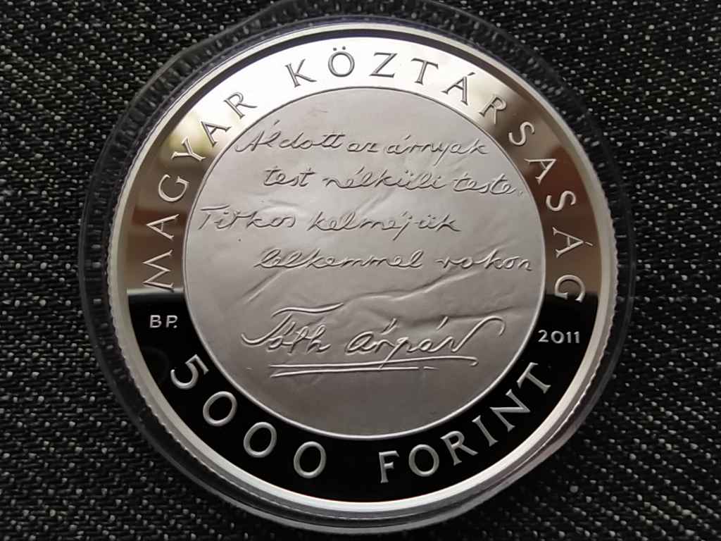 T&oacute;th &Aacute;rp&aacute;d sz&uuml;let&eacute;s&eacute;nek 125. &eacute;vfordul&oacute;j&aacute;ra .925 ez&uuml;st 5000 Forint