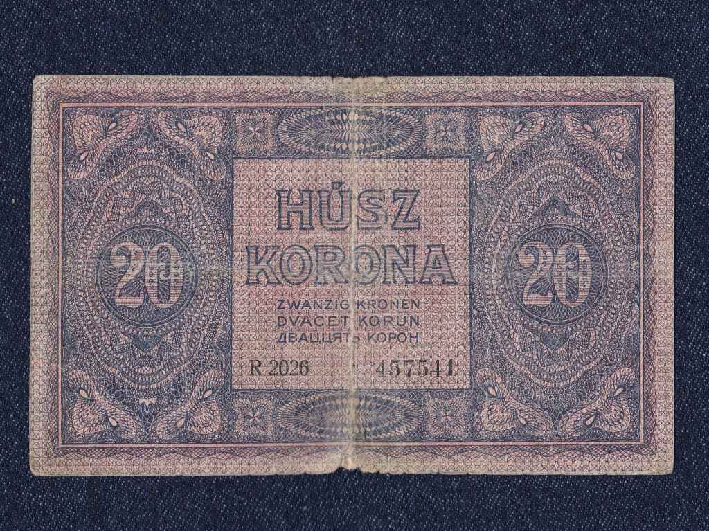 P&eacute;nzt&aacute;rjegy (1919-1920) 20 Korona bankjegy