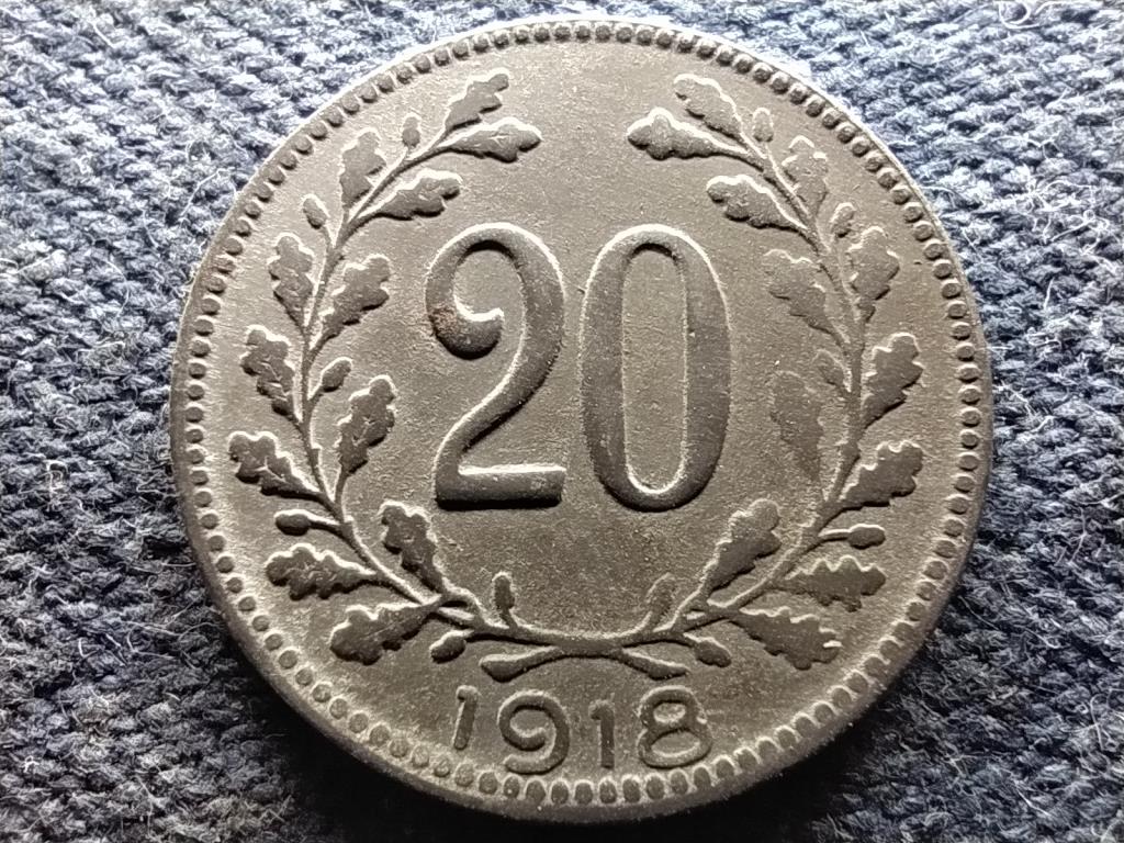 Ausztria I. K&aacute;roly (1916-1918) 20 heller