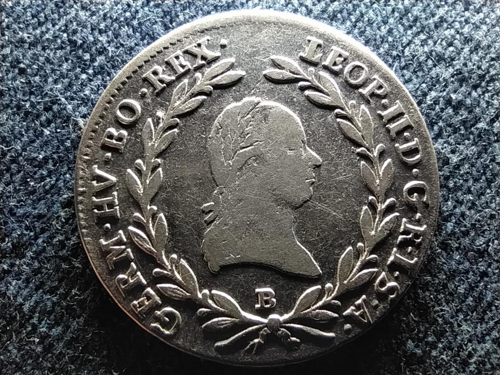 N&eacute;met-R&oacute;mai Birodalom Lip&oacute;t II. cs&aacute;sz&aacute;r (1790-1792) .583 ez&uuml;st 20 krajc&aacute;r