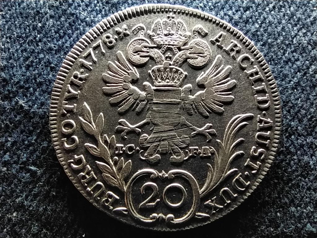 Ausztria M&aacute;ria Ter&eacute;zia (1740-1780) .583 ez&uuml;st 20 Krajc&aacute;r