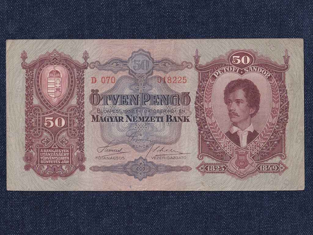 Magyarorsz&aacute;g M&aacute;sodik sorozat (1927-1932) 50 Pengő 