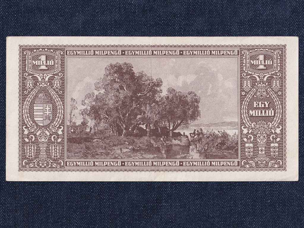 H&aacute;bor&uacute; ut&aacute;ni infl&aacute;ci&oacute;s sorozat (1945-1946) 1 milli&oacute; Milpengő bankjegy