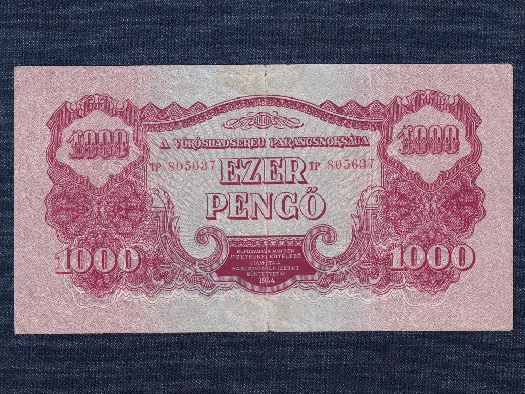 A V&ouml;r&ouml;shadsereg Parancsnoks&aacute;ga (1944) 1000 Pengő bankjegy