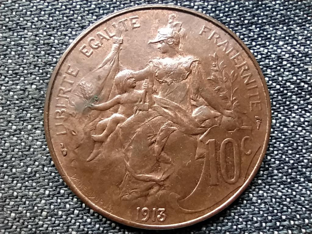 Franciaorsz&aacute;g Harmadik K&ouml;zt&aacute;rsas&aacute;g 10 Centimes