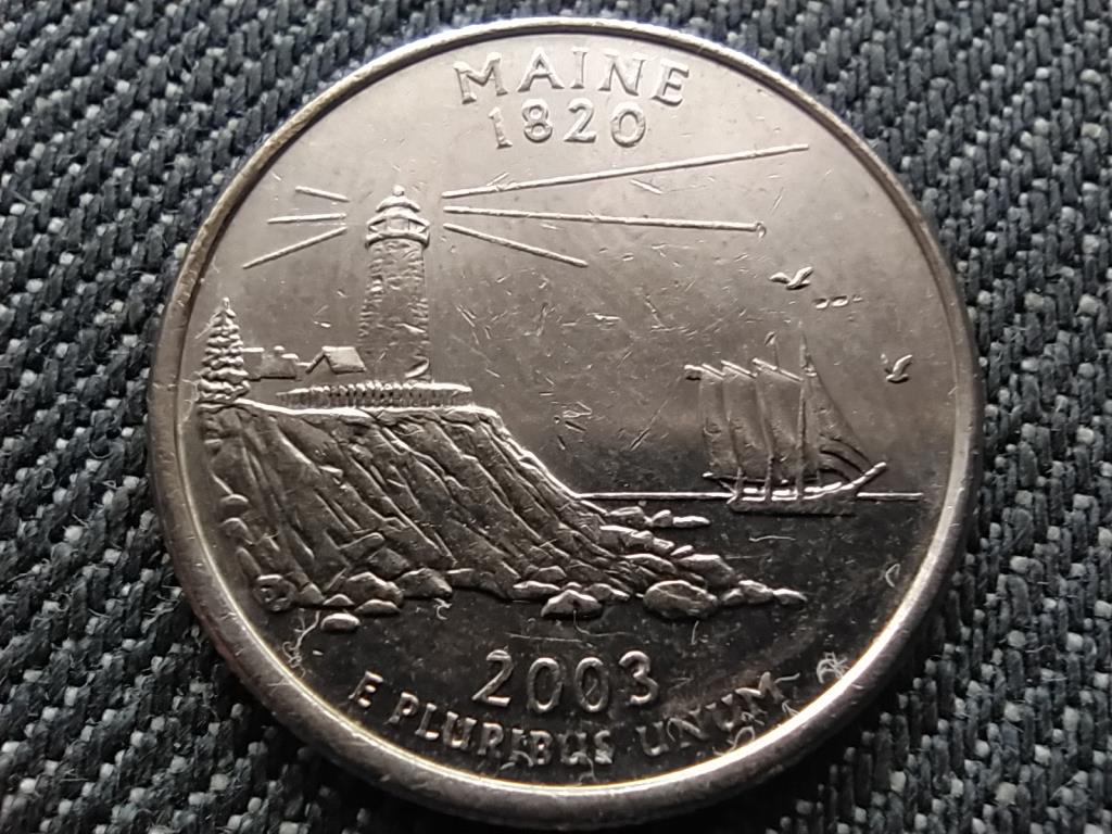 USA 50 State Quarters Maine 1/4 Doll&aacute;r