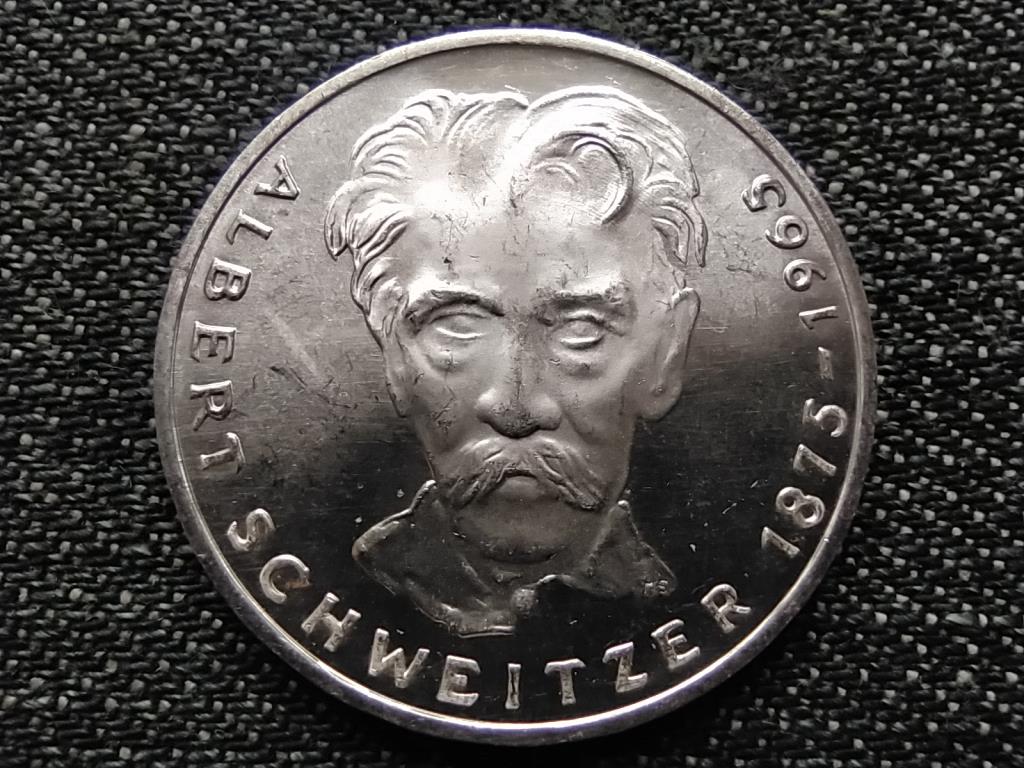 N&eacute;metorsz&aacute;g 100 &eacute;ve sz&uuml;letett Albert Schweitzer .625 ez&uuml;st 5 M&aacute;rka