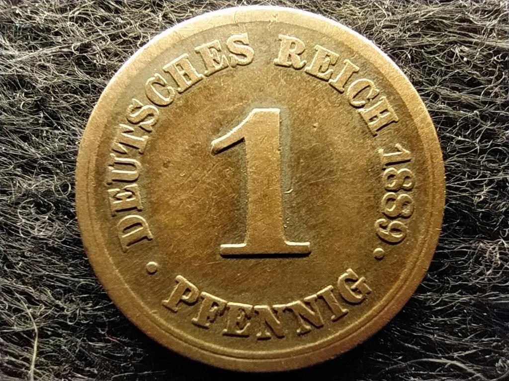 N&eacute;metorsz&aacute;g M&aacute;sodik Birodalom I. Vilmos (1871-1888) 1 Pfennig